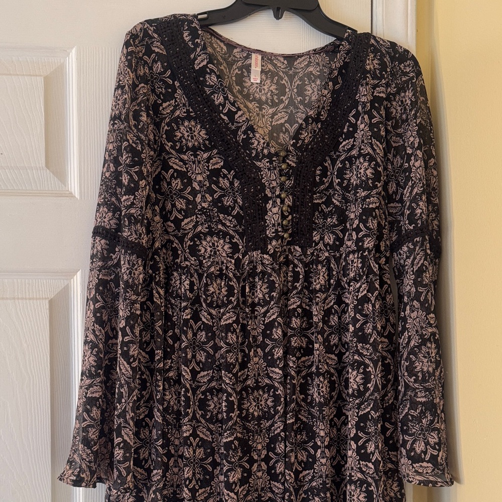 Floral Long Sleeve maxi dress